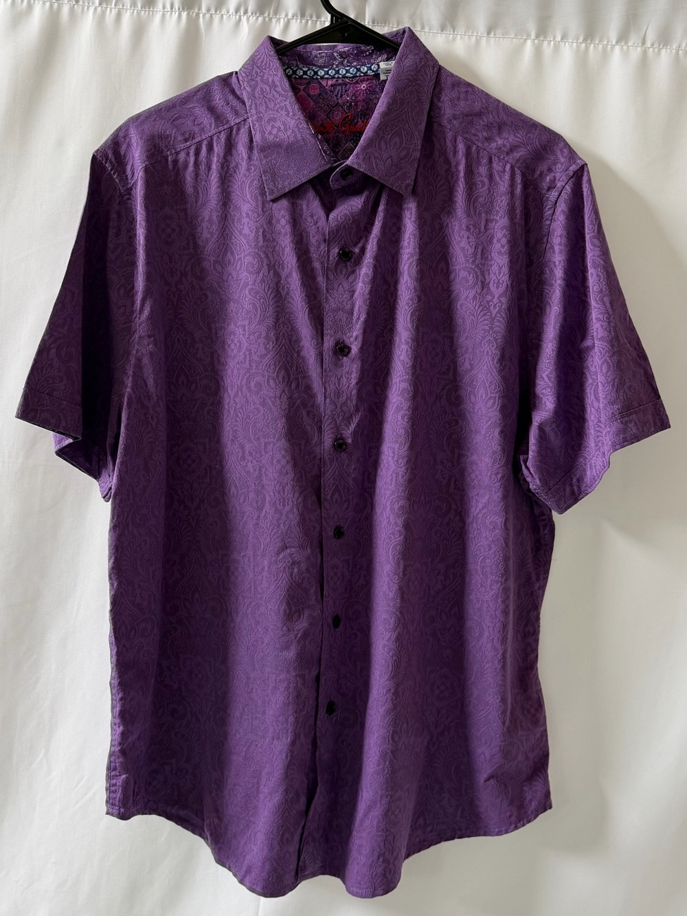 Robert Graham Men’s XL Purple Paisley Classic Fit Button Up Shirt